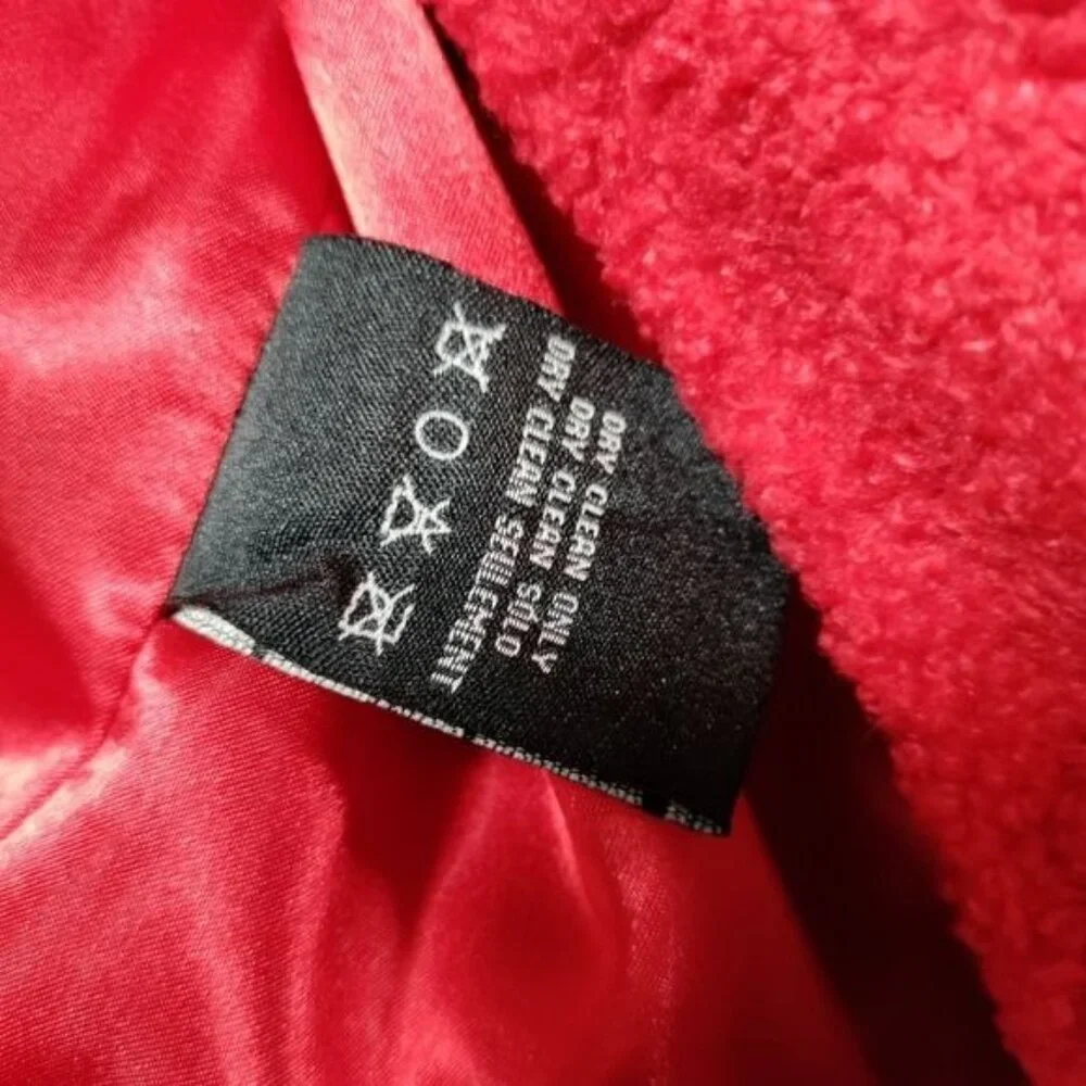 Juicy Couture Black Label Sherpa Teddy Bear Y2K Satin Lined Jacket Medium NWOT - Picture 11 of 16